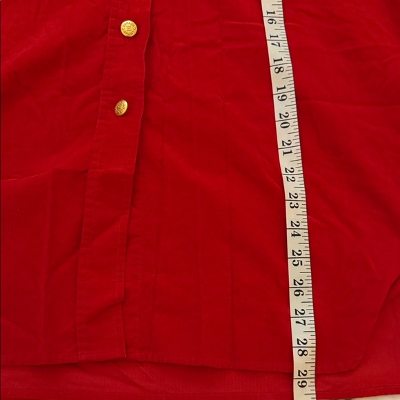 Escada Red Casual Button Down Shirt - Picture 3 of 6